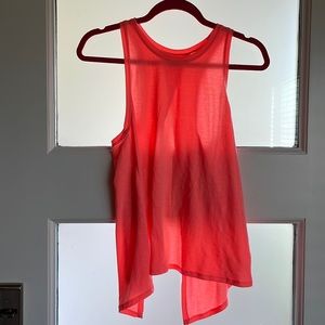 Gap athletic tank top orange